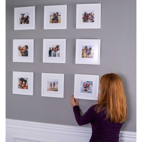 Poster Palooza 12x15 Frame Wood Picture Frame UV Acrylic Hanging Hardware White - Picture 4 of 8